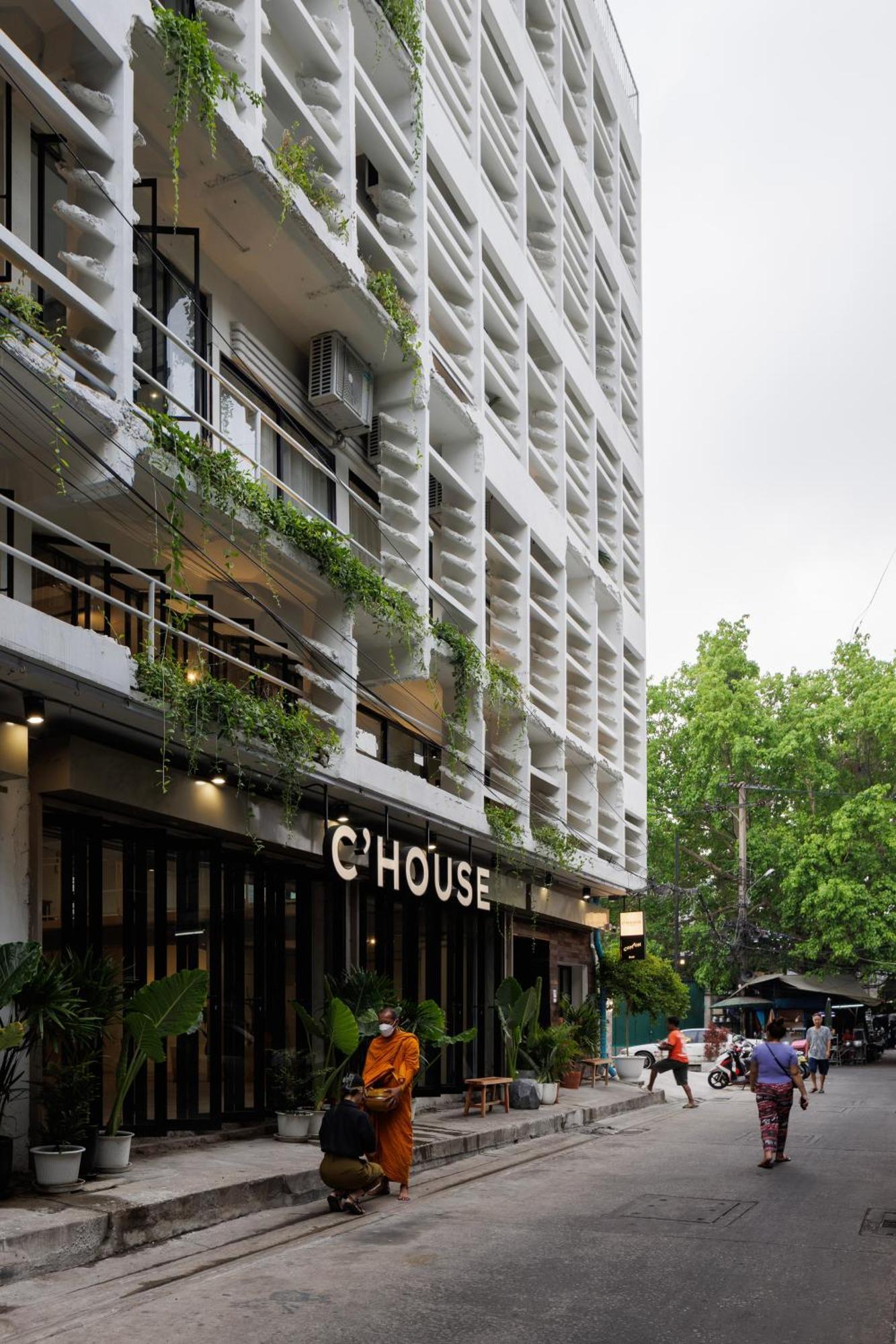 C'House Bangkok Hostel Exterior foto